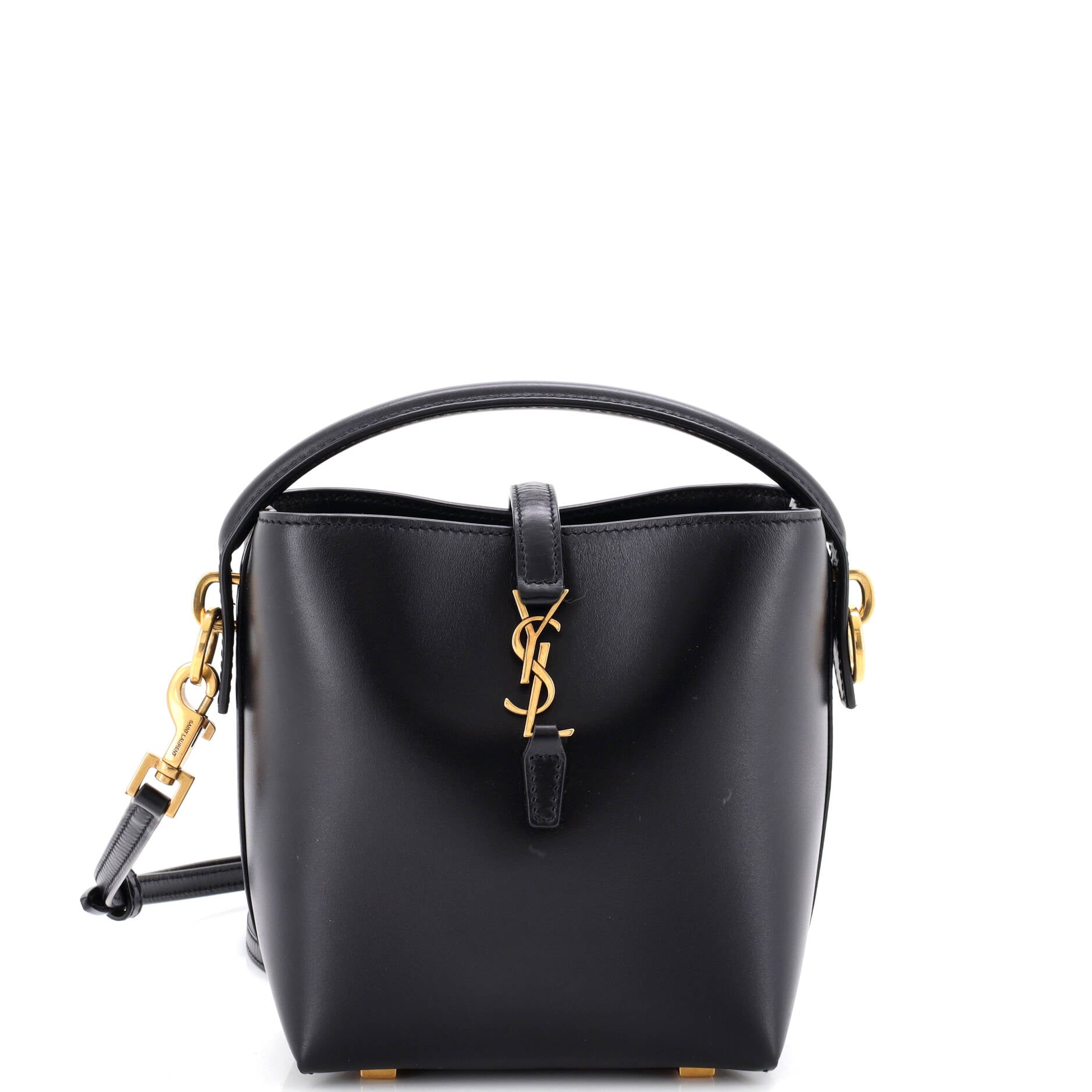 Saint Laurent Le 37 Bucket Bag Leather Mini
