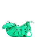 Le Cagole Giant Studs Shoulder Bag Leather Small