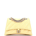 Crush Chain Flap Bag Quilted Crushed Calfskin Medium