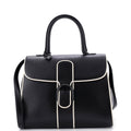 Delvaux Brillant Top Handle Bag Leather MM