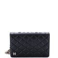 Chanel Book Wallet on Chain Quilted Lambskin