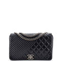 Chanel Coco Boy Flap Bag Quilted Aged Calfskin Medium