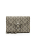 Gucci Dionysus Chain Wallet GG Coated Canvas Small