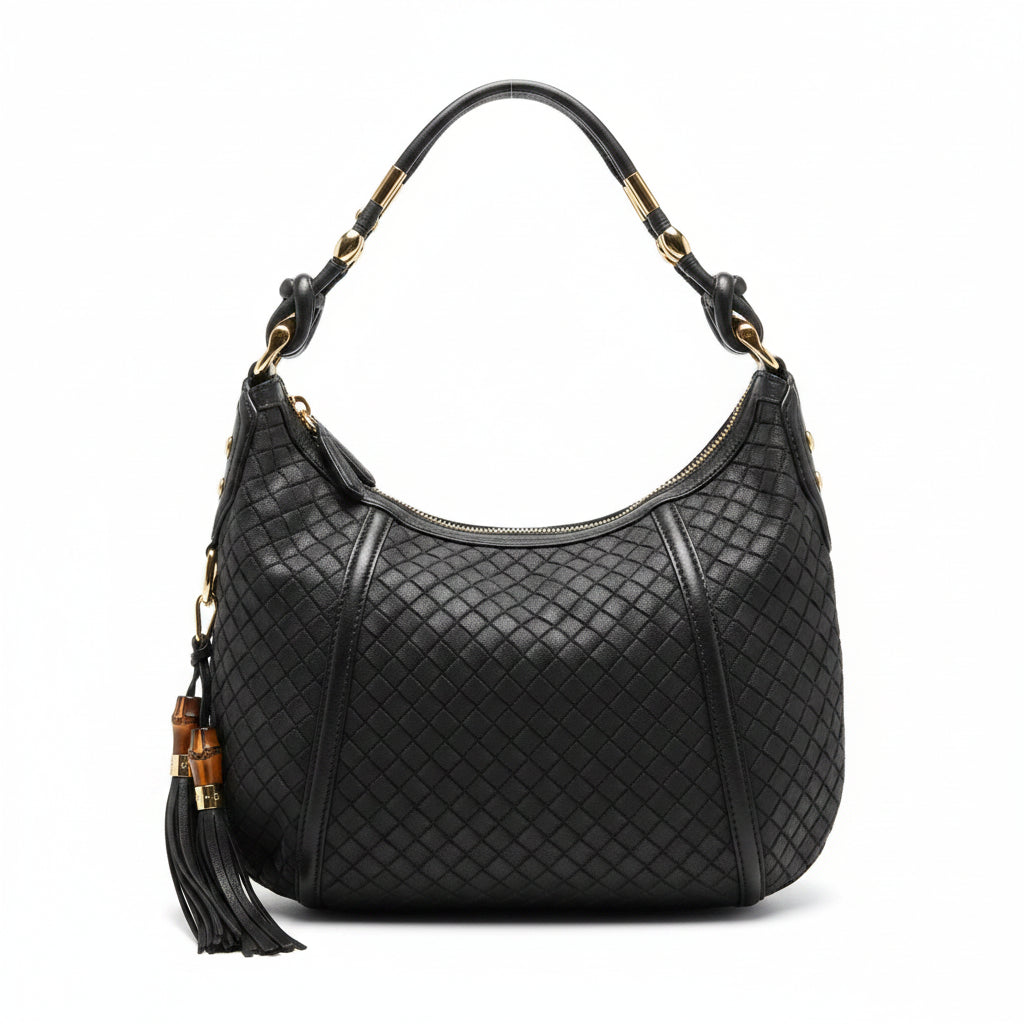 Gucci Techno Horsebit Hobo GG Canvas Medium