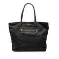 Prada Convertible Front Pocket Tote Tessuto Medium