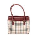 Burberry Golderton Tote Haymarket Coated Canvas Medium