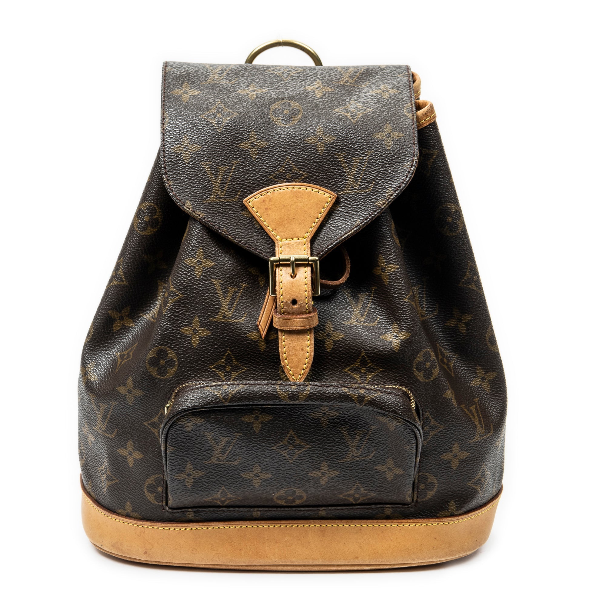 Louis Vuitton Vintage Montsouris Backpack Monogram Canvas PM