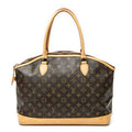 Louis Vuitton Lockit Handbag Monogram Canvas Horizontal