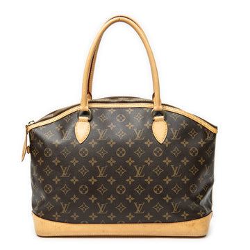 Louis Vuitton Lockit Handbag Monogram Canvas Horizontal