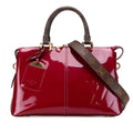 Louis Vuitton Miroir Handbag Vernis with Monogram Canvas