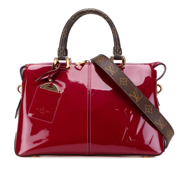 Louis Vuitton Miroir Handbag Vernis with Monogram Canvas