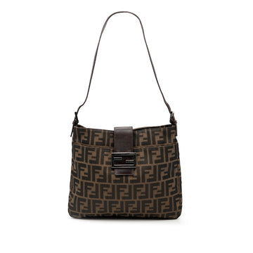 Fendi Vintage Shoulder Bag Zucca Canvas Medium