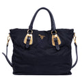 Prada Convertible Belted Tote Tessuto Large