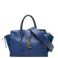 Saint Laurent Monogram Cabas Downtown Leather with Suede Small