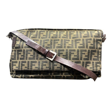 Fendi Flap Crossbody Bag Zucca Canvas Medium