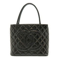 Chanel Medallion Tote Quilted Patent