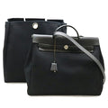 Hermes Herbag Toile and Leather MM