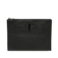 Saint Laurent Classic Monogram Zip Pouch Leather Medium