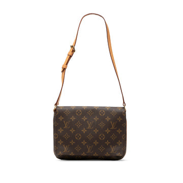 Louis Vuitton Musette Tango Handbag Monogram Canvas