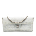 Chanel Travel Line Flap Bag Quilted Nylon East West