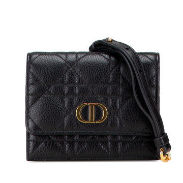 Christian Dior Caro Flap Double Pouch Crossbody Bag Cannage Quilt Calfskin