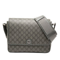 Gucci Ophidia Flap Messenger Bag GG Coated Canvas Medium