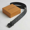 Louis Vuitton LV Initiales 40mm Reversible Belt – Monogram Eclipse & Black Leather