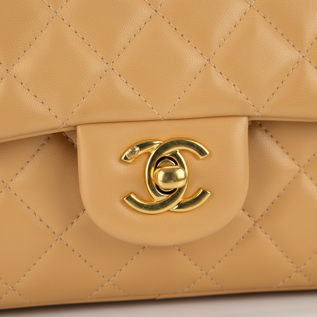 Chanel Classic Double Flap - Clasp Closeup