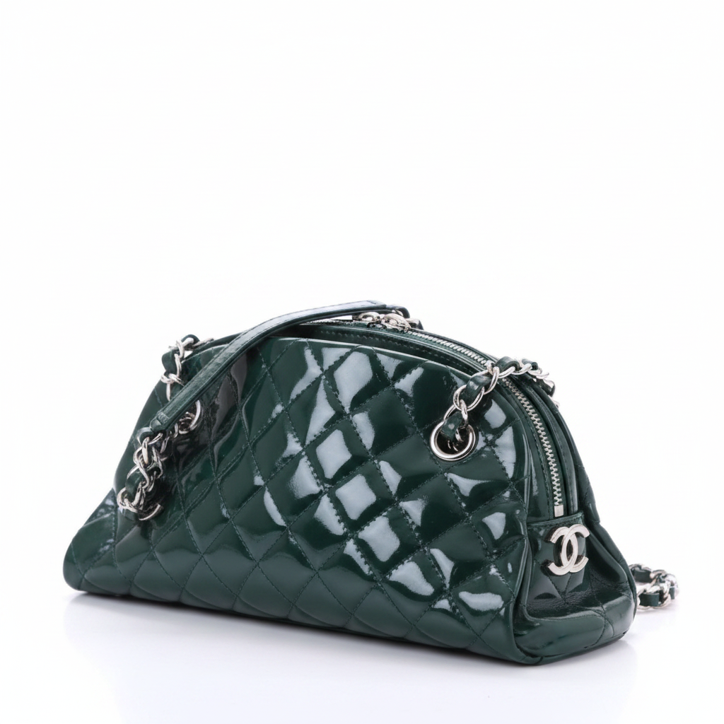 Chanel Green Bowler - Side Profile