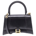 Hourglass Top Handle Bag Leather Small