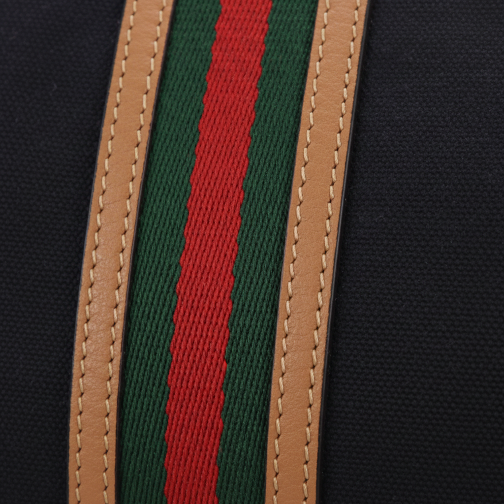 Gucci Bauletto - Web Stripe Closeup