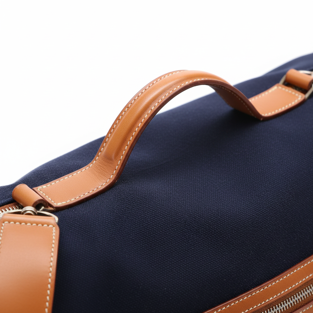 Hermes Odyssee Terre Duffle - Handle Closeup