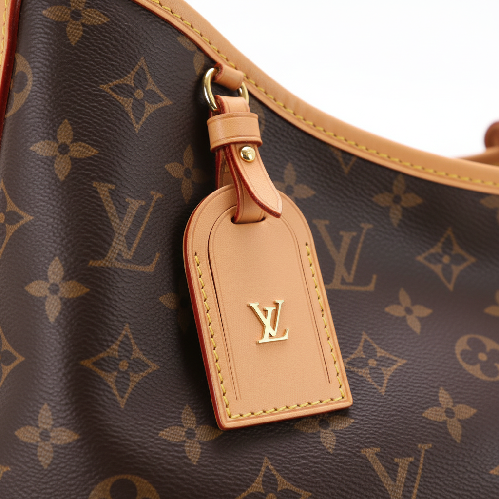 Luggage tag closeup