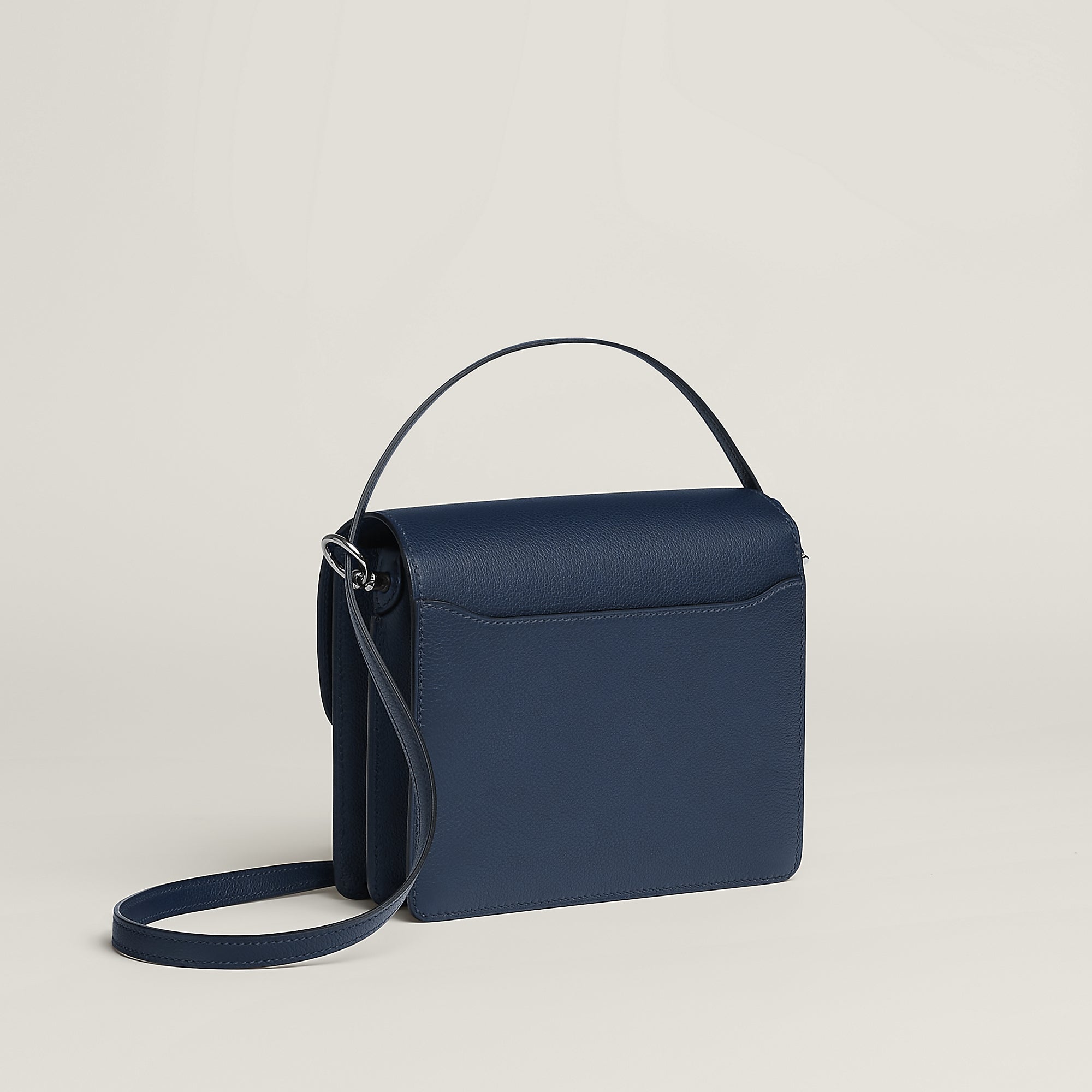 Hermès Roulis Mini Bag – Signature Horseshoe Clasp Shoulder Bag
