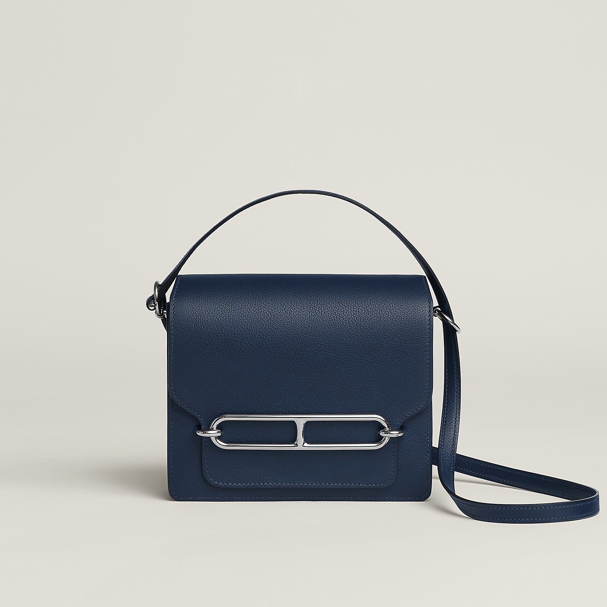 Hermès Roulis Mini Bag – Signature Horseshoe Clasp Shoulder Bag