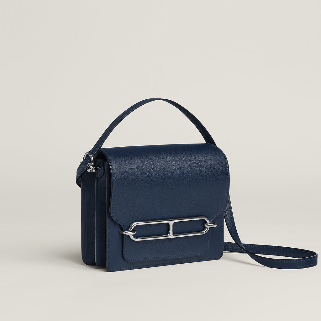 Hermès Roulis Mini Bag – Signature Horseshoe Clasp Shoulder Bag