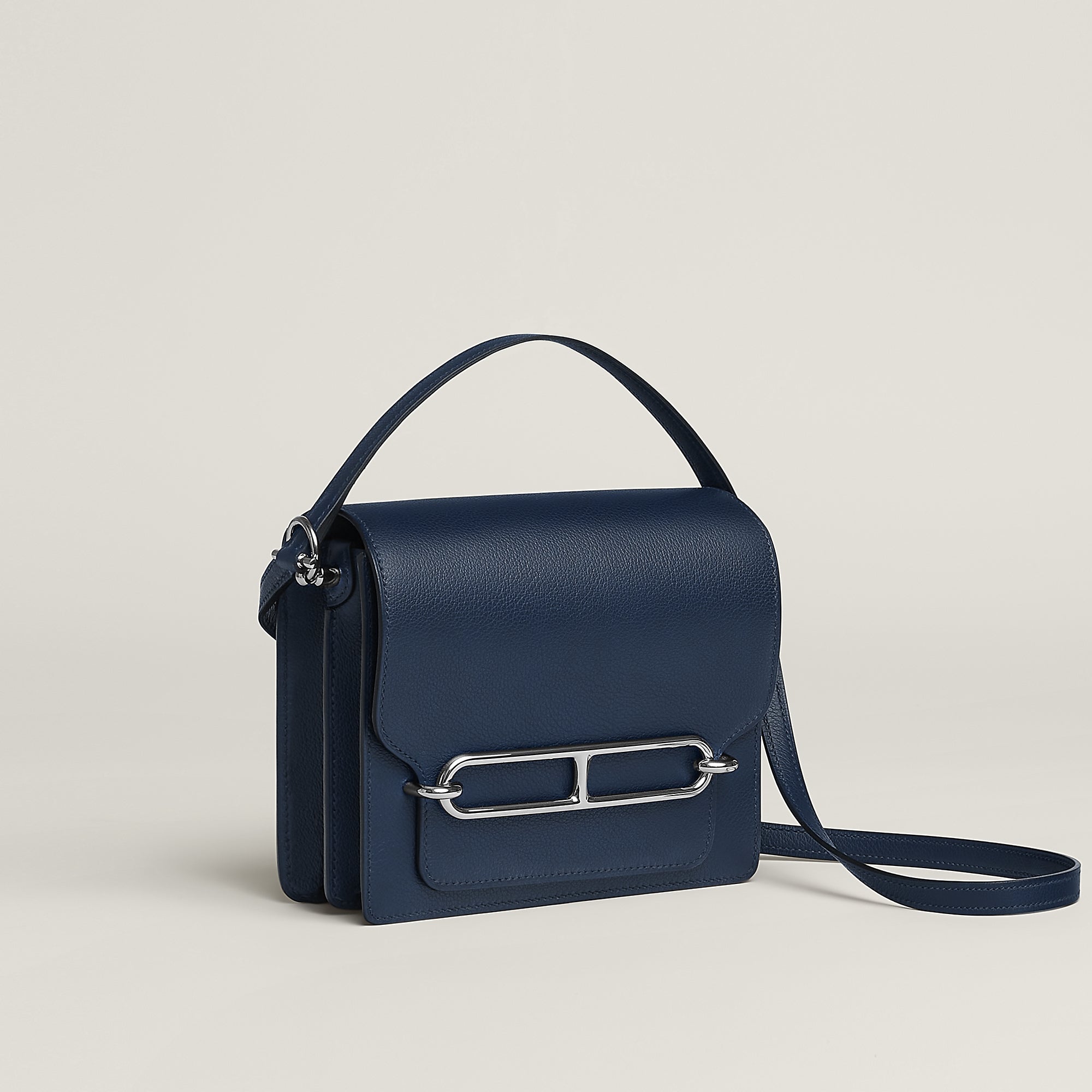 Hermès Roulis Mini Bag – Signature Horseshoe Clasp Shoulder Bag
