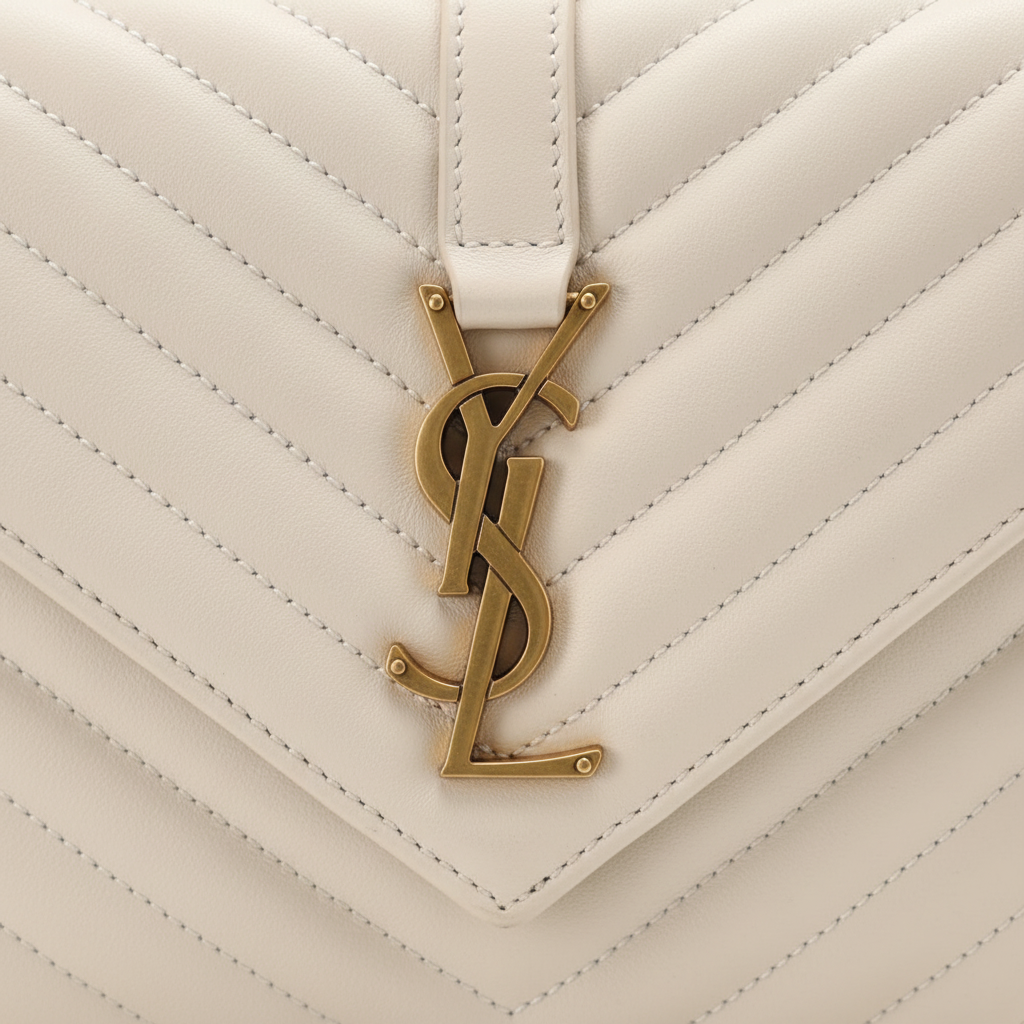 YSL College Bag - Monogram Closeup