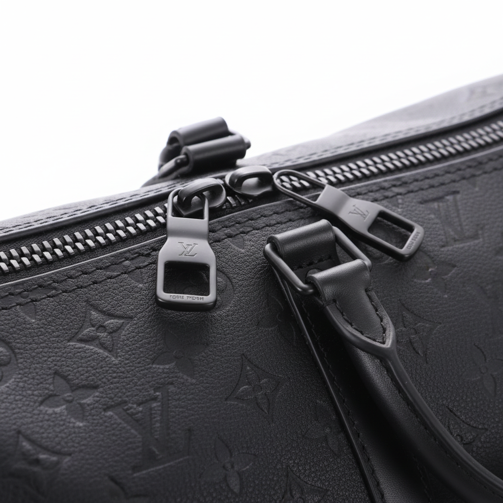 Zipper & handle closeup