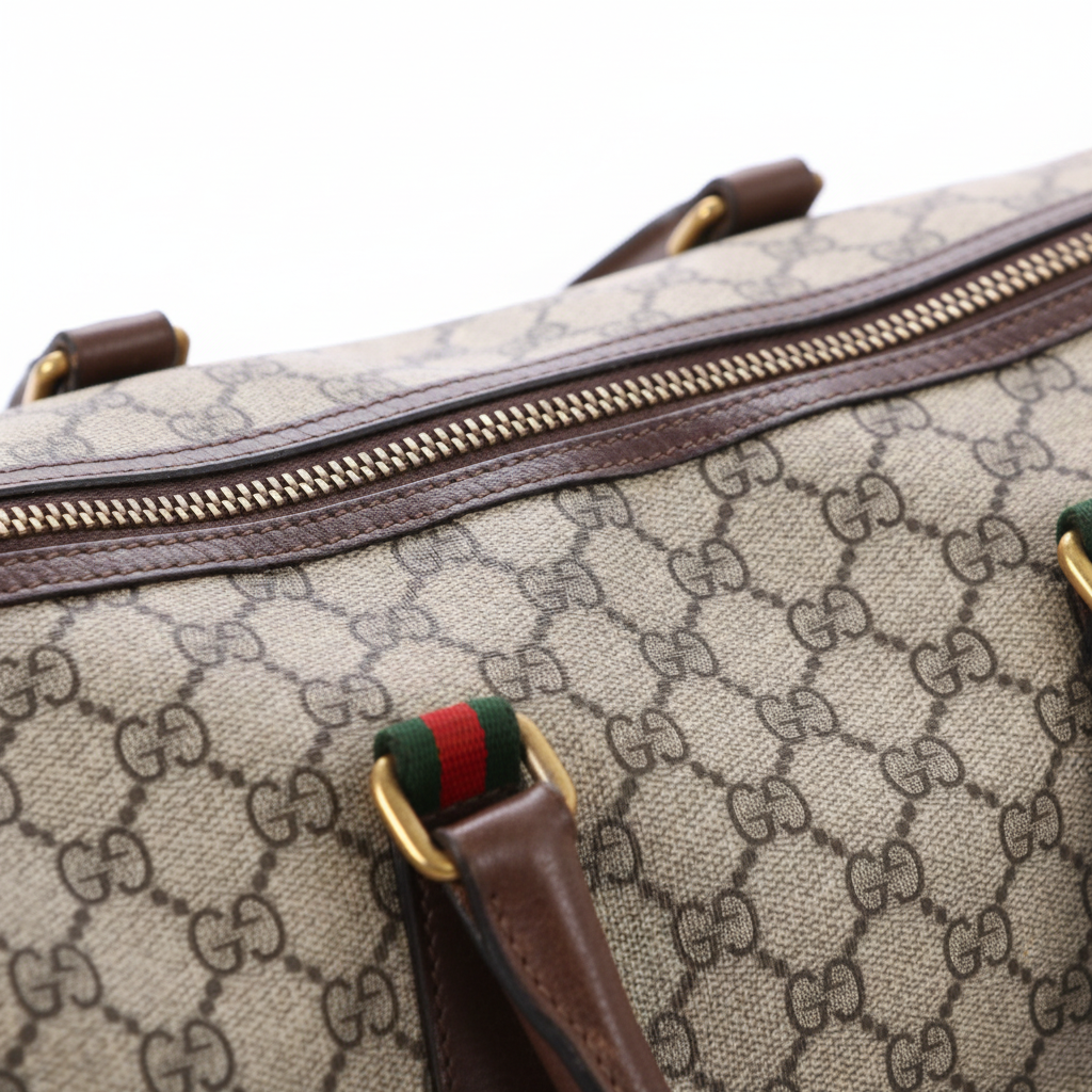 Zipper & web stripe closeup